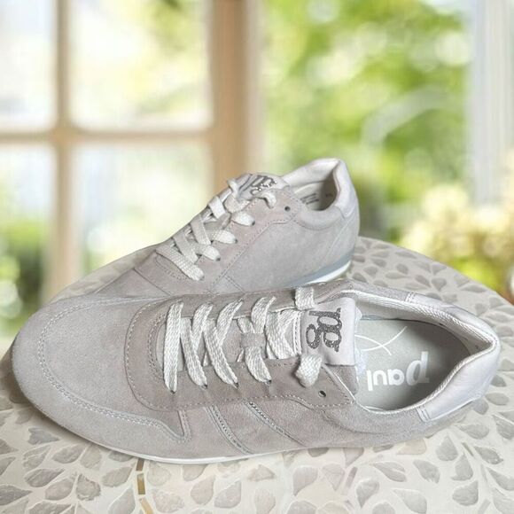 Paul Green $455 Tanner Leather Suede Rhinestone Sneaker Size 5.5 AU 8 US - Picture 15 of 16